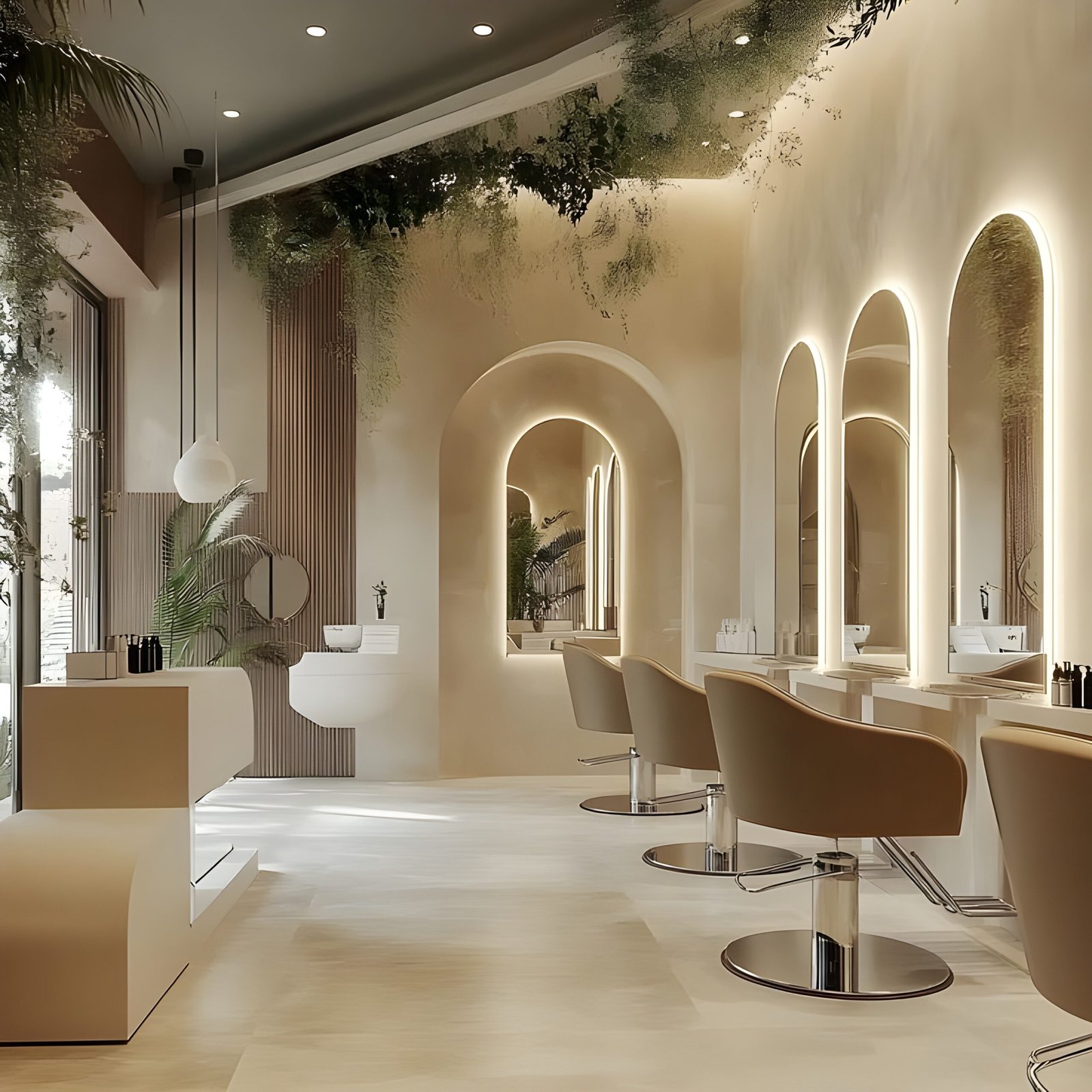 commerical Beauty Salon Interior Design