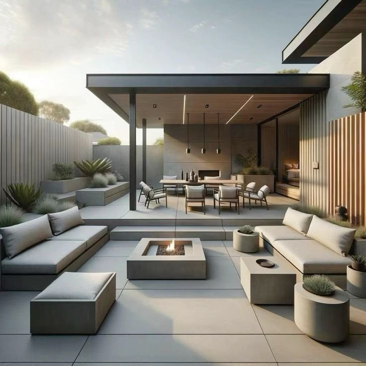 luxury villa outdoor design dubai