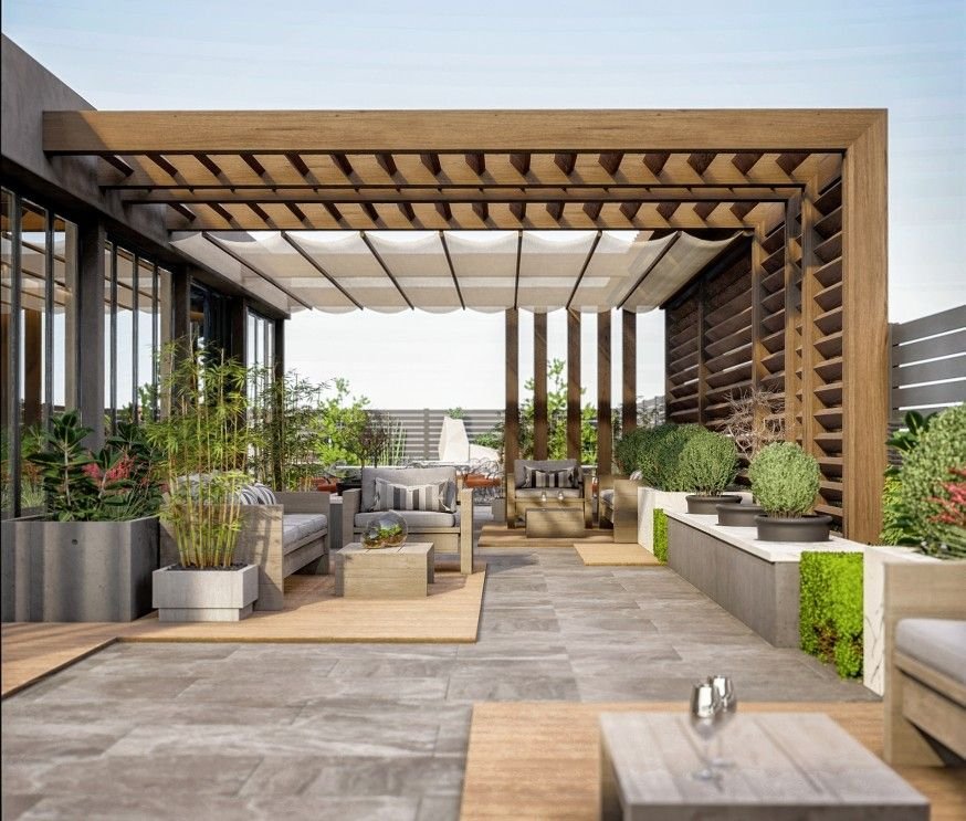 luxury villa outdoor design dubai