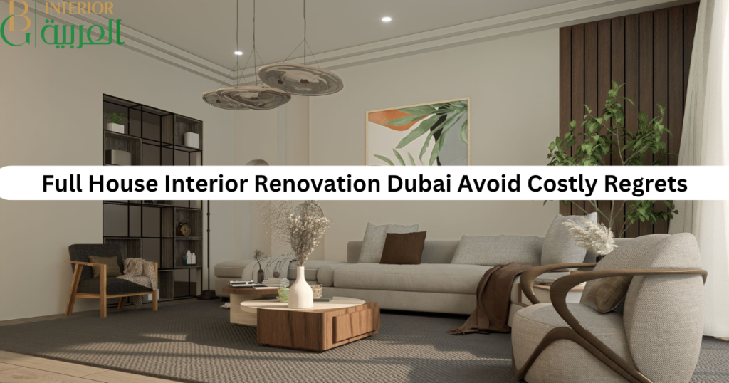 Full House Interior Renovation Dubai Avoid Costly Regrets