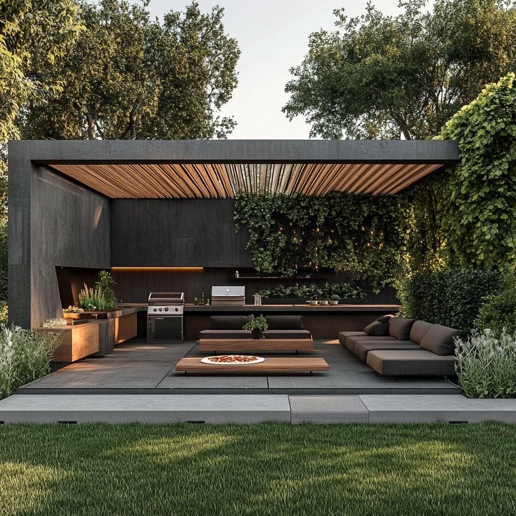 luxury villa outdoor design dubai