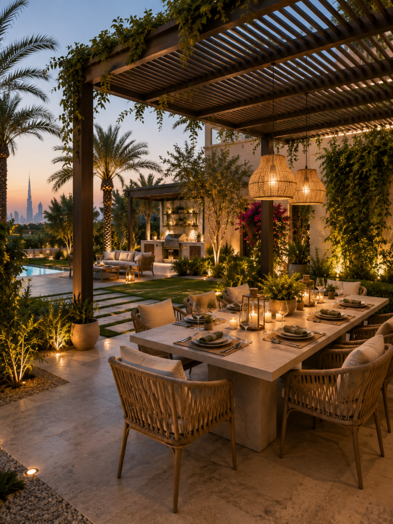 Furniture, Lighting, and Smart Features for Evening Use