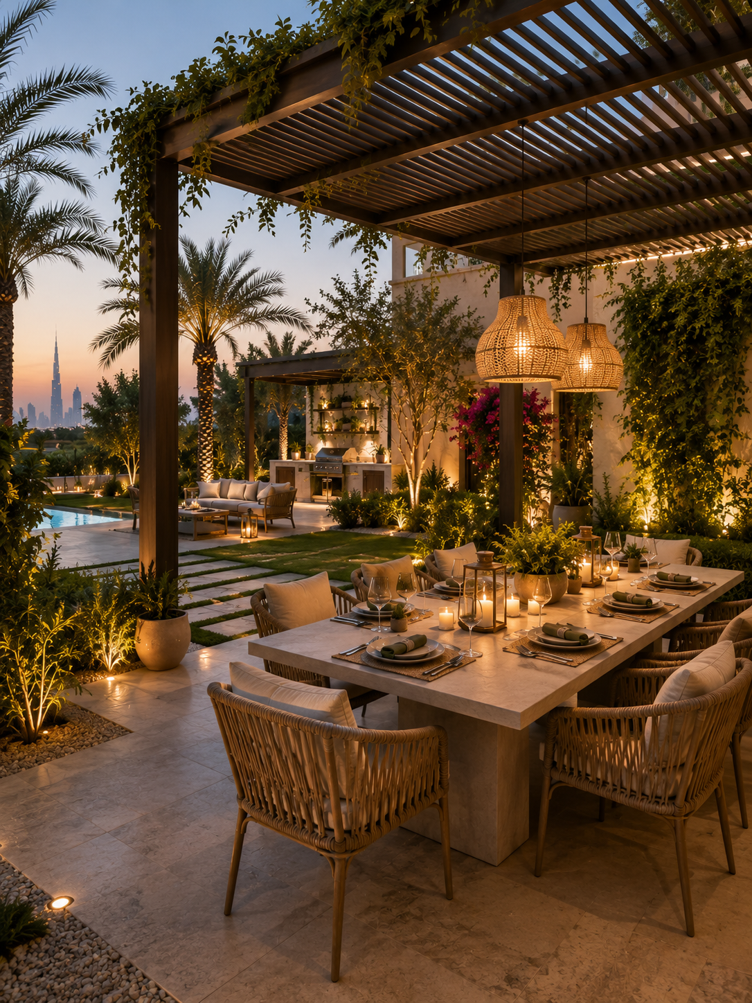 Furniture, Lighting, and Smart Features for Evening Use